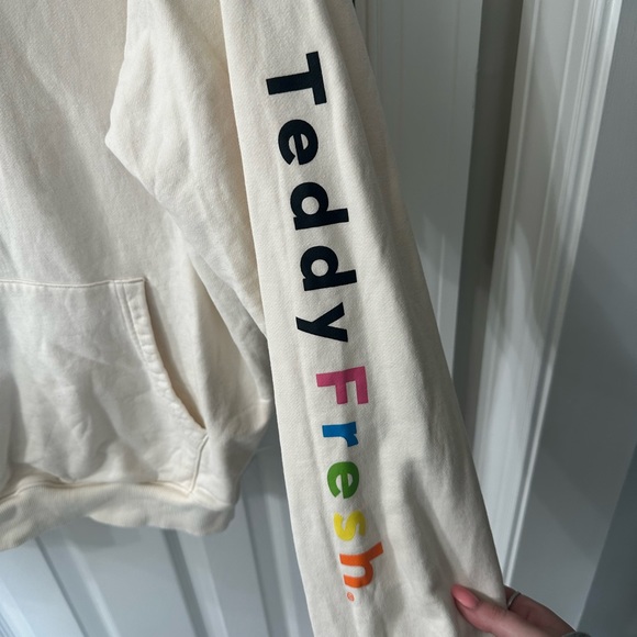 Teddy Fresh white hoodie with rainbow lettering - Picture 3 of 5